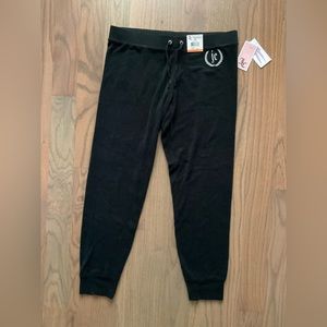 NWT Medium Black Juicy Couture Track Pants